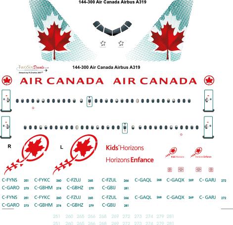 Airbus A319 (Air Canada)  144-300