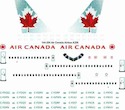 Two Six decals 144-304 Airbus A320 (Air Canada)