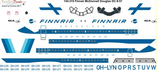 Douglas DC9-50 (Finnair)  144-315