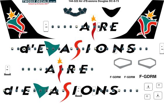 Douglas DC8-73 (Air D' Evasions) 144-322