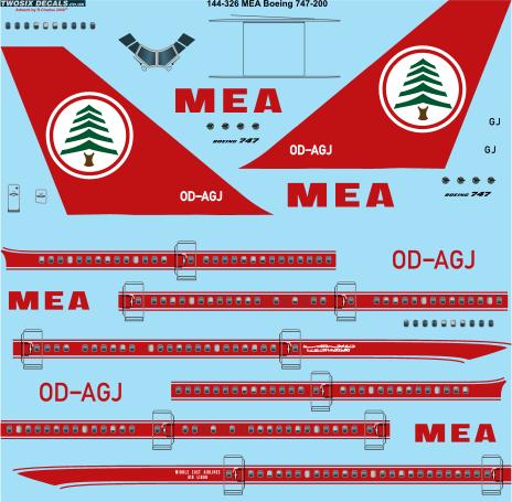 Boeing 747-200 (Middle East Airlines MEA) 144-326