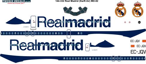 McDonnell Douglas MD80 (Swift-Aire Real Madrid)  144-332