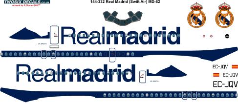 McDonnell Douglas MD80 (Swift-Aire Real Madrid) 144-332
