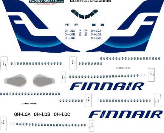Airbus A340-300 (Finnair) 144-339