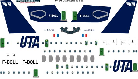 Douglas DC8-63 (UTA)  144-346