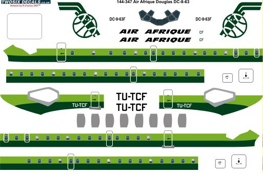 Douglas DC8-63 (Air Afrique) 144-347