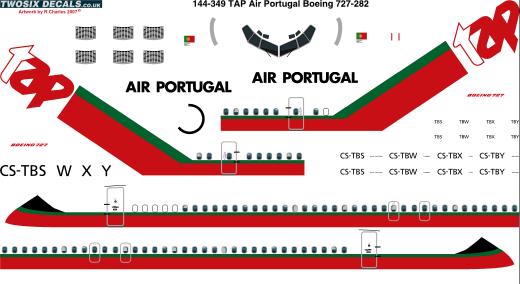 Boeing 727-200 (TAP Portugal)  144-349