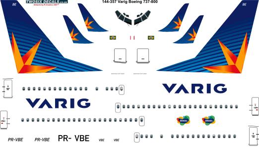 Boeing 737-800 (Varig NC)  144-357