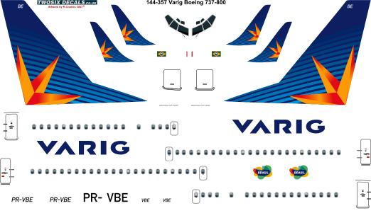 Boeing 737-800 (Varig NC) 144-357
