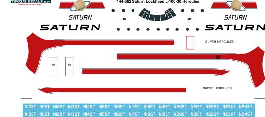 Lockheed L100-30 Hercules (Saturn)  144-362