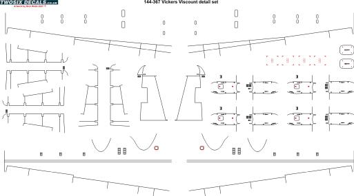 Vickers Viscount Detail  144-367