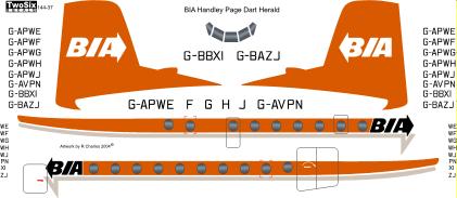 HP Herald (British Island Airways)  144-37