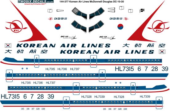Douglas DC10-30 (Korean Air Lines) 144-377