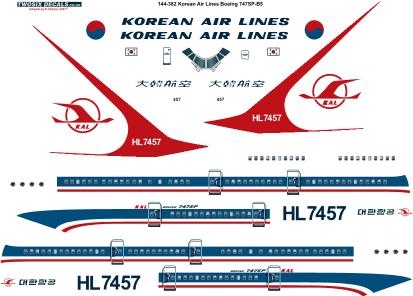 Boeing 747SP (Korean Airlines) 144-382