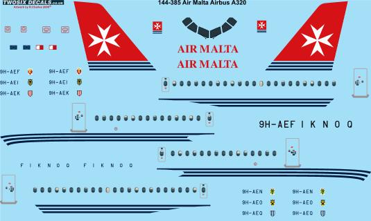 Airbus A320 (Air Malta) 144-387