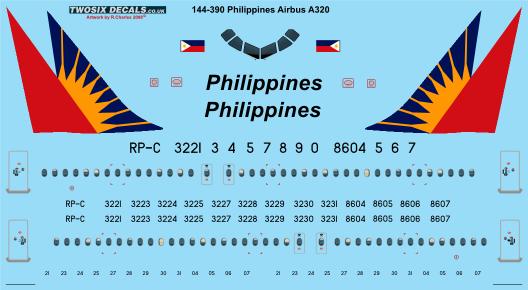 Airbus A320 (Philippines) 144-390