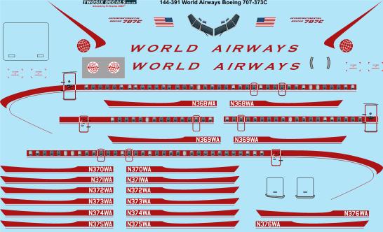 Boeing 707-320C (World Airways)  144-391