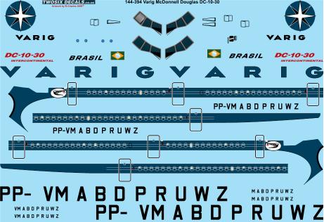 Douglas DC10-30 (Varig Delivery) 144-394