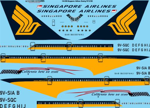 Boeing 747-200 (Singapore Delivery)  144-396