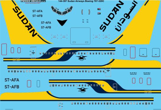 Boeing 707-320C (Sudan Airways) 144-397