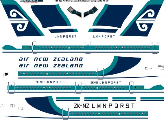 Douglas DC10-30 (Air New Zealand) 144-402