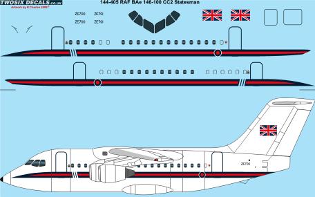 BAe146-100 CC2 Statesman (Royal Air Force) 144-405