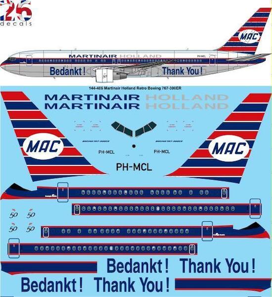 Boeing 767-300 (Martinair Retro) UPDATED!  144-406