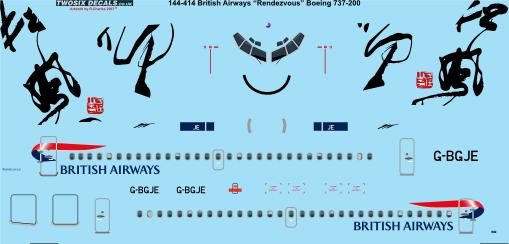 Boeing 737-200 (British Airways "Rendezvous")  144-414
