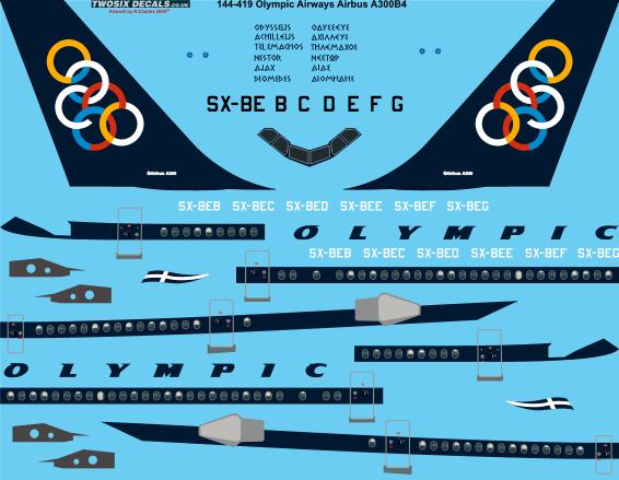 Airbus A300B-4 "Olympic Airways" 144-419
