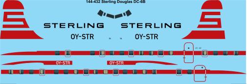 Douglas DC6B (Sterling)  144-432