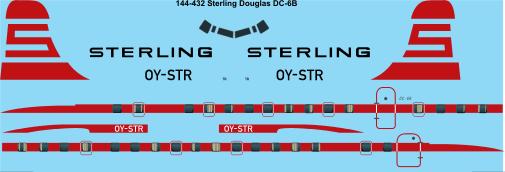 Douglas DC6B (Sterling) 144-432