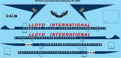 Boeing 707-320C (Lloyd International) 144-433
