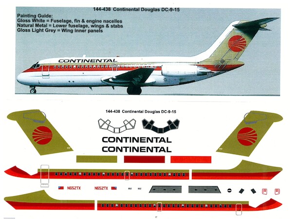 Douglas DC9-15 (Continental)  144-438