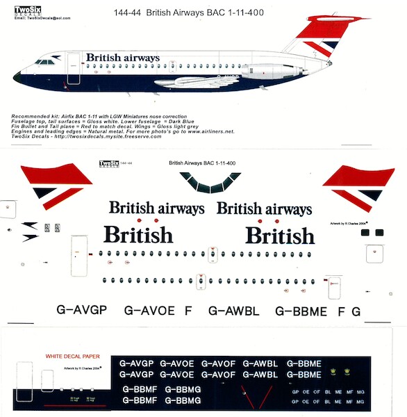 BAC 1-11 srs 800 (British Airways) 144-44