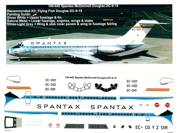 Douglas DC9-14 (Spantax)  144-442