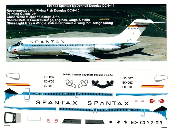Douglas DC9-14 (Spantax) 144-442