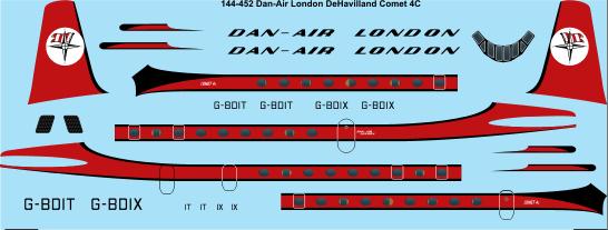 De Havilland Comet 4c (Dan-Air) 144-452