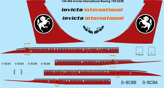 Boeing 720B (Invicta International) 144-454