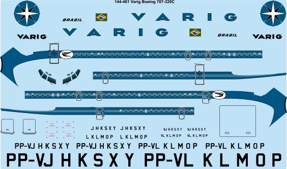 Boeing 707-320 (VARIG) 144-461