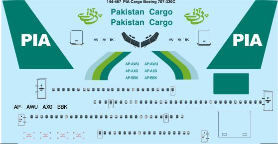 Boeing 707-320C (Pakistan Cargo) 144-467