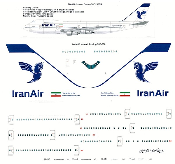 Boeing 747-200 (Iran Air)  144-468