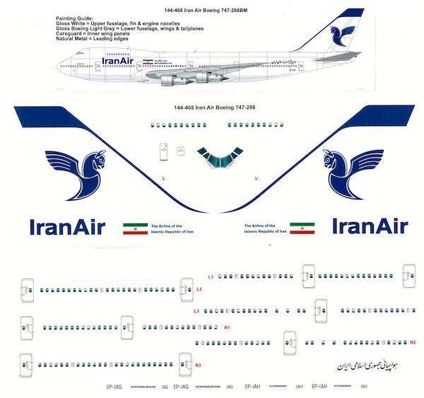 Boeing 747-200 (Iran Air) 144-468