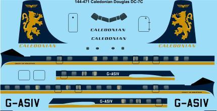Douglas DC7c (Caledonian) 144-471