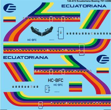 Boeing 707-320B (Ecuatoriana) 144-472