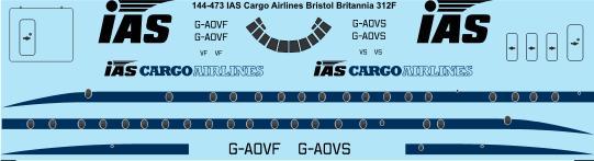 Bristol Britannia 312F (IAS Cargo) 144-473