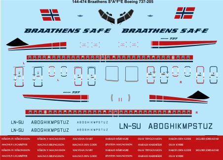 Boeing 737-200 (Braathens SAFE) 144-474