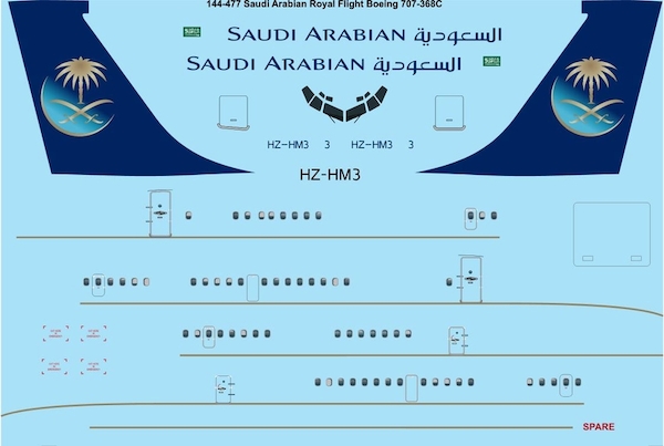 Boeing 707-368C (Saudi Arabian Royal Flight) 144-477