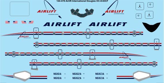 Douglas DC8-63CF (Airlift International)  144-478