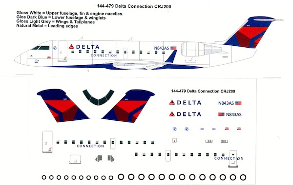Canadair CRJ200 (Delta Connection)  144-479