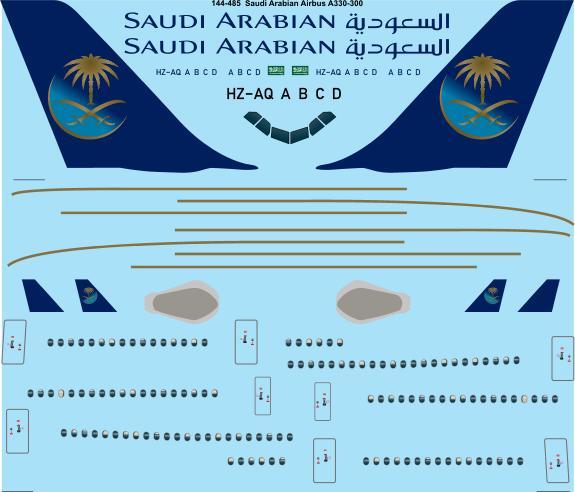 Airbus 330-300 (Saudia Arabian) 144-485